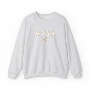 Nana Crewneck Sweatshirt, Cozy Gift for Grandmother, Unisex Sweatshirt, Family Reunion Wear, Fall/Winter Comfort, Personalized Nana [...]