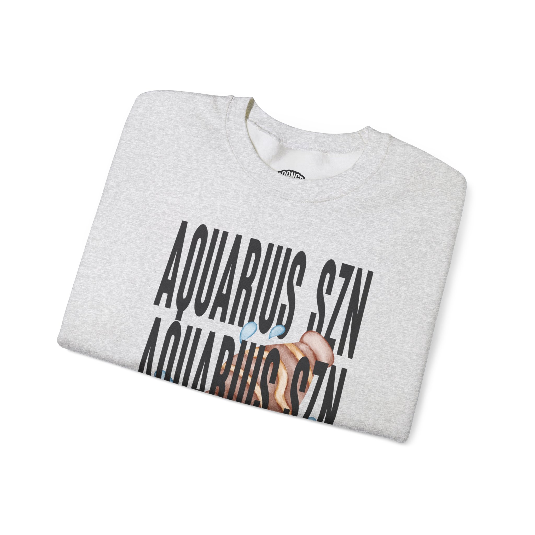 Aquarius SZN Crewneck Sweatshirt | Unisex Sweater, Astrology Gift, Zodiac Apparel, Cozy Fashion, Horoscope Sweatshirt - Image 3