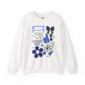 Soccer Mom Crewneck Sweatshirt, Cozy Sweatshirt for Soccer Moms, Gift for Sports Moms, Soft Casual Wear, Perfect for Game Days