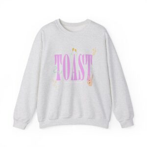 Toast Brunch Unisex Crewneck Sweatshirt, Cozy Gift, Casual Style, Everyday Wear, Fall Fashion, Funny Sweatshirt, Champagne Lovers Gift
