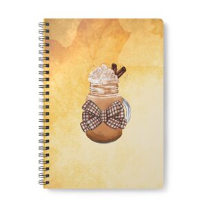Autumn Coffee Notebook, Perfect for Journaling, Gifts, Organization, Fall Mood, A5 Size