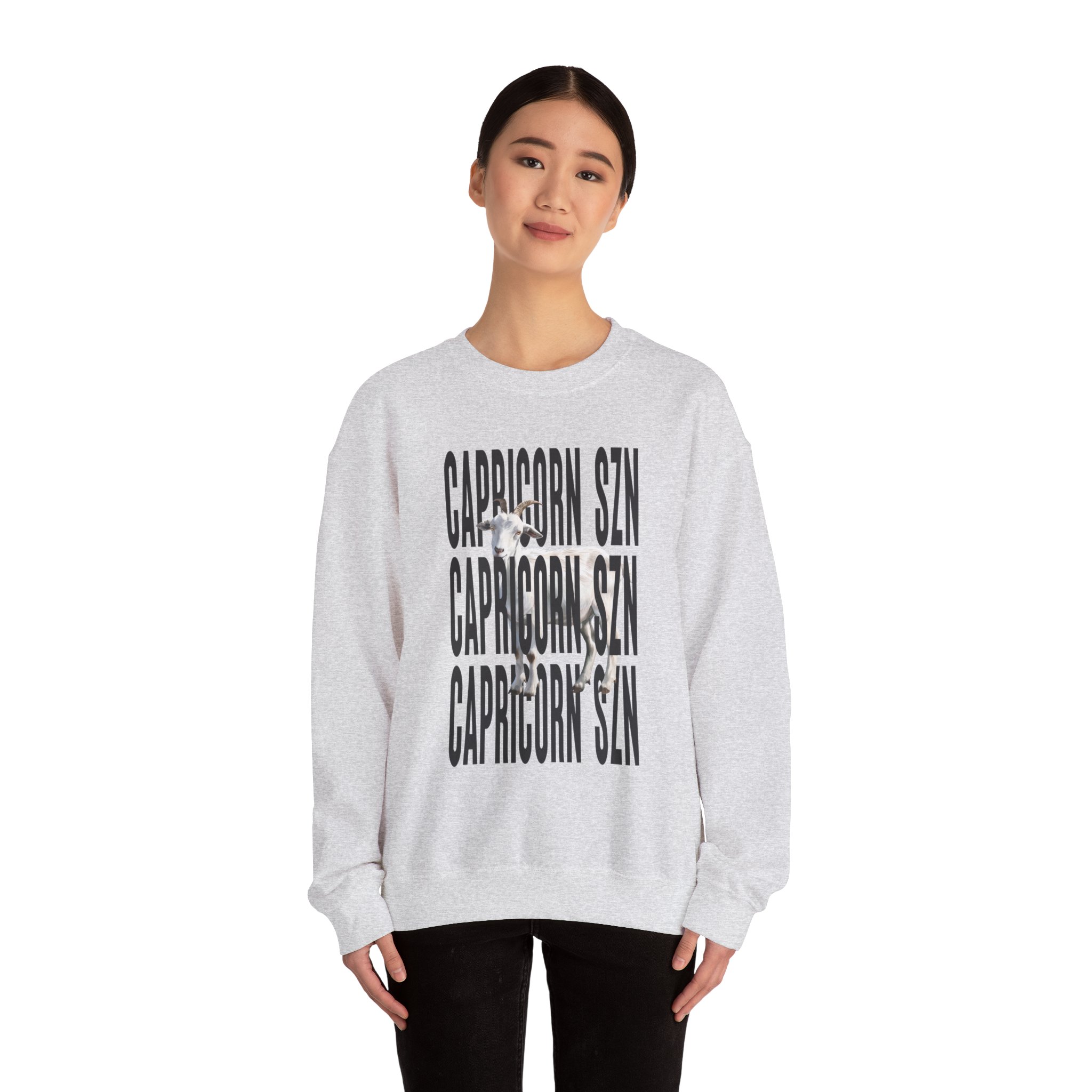 Capricorn SZN Crewneck Sweatshirt, Zodiac Sweatshirt, Astrology Apparel, Unisex Gift, Cozy Layering - Image 4
