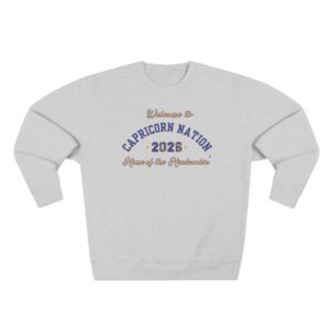 Capricorn Nation 2026 Sweatshirt, Astrology Gift for Capricorn, Zodiac Crewneck, Horoscope Apparel, Birthday Present