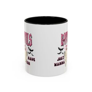 Playful Ghouls Coffee Mug - Fun Halloween Drinkware, Spooky Gift for Friends, Ghost Lover's Mug, Holiday Celebration, Unique Home Decor