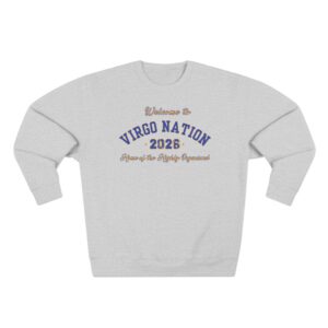 Virgo Nation 2026 Sweatshirt, Cozy Astrology Apparel, Unisex Crewneck, Perfect Gift for Virgo Birthdays, Astrology Enthusiasts, Zodiac Fuel