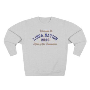 Libra Nation Sweatshirt, Zodiac Crewneck for Astrology Lovers, Gift for Libras, Horoscope Apparel, 2026 Astrology Sweatshirt