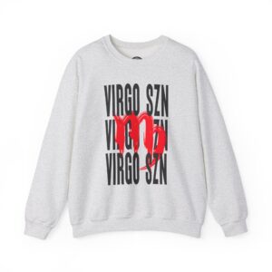 Virgo SZN Sweatshirt, Astrology Gift, Zodiac Apparel, Unisex Crewneck, Horoscope Clothing, Birthday Gift for Virgos