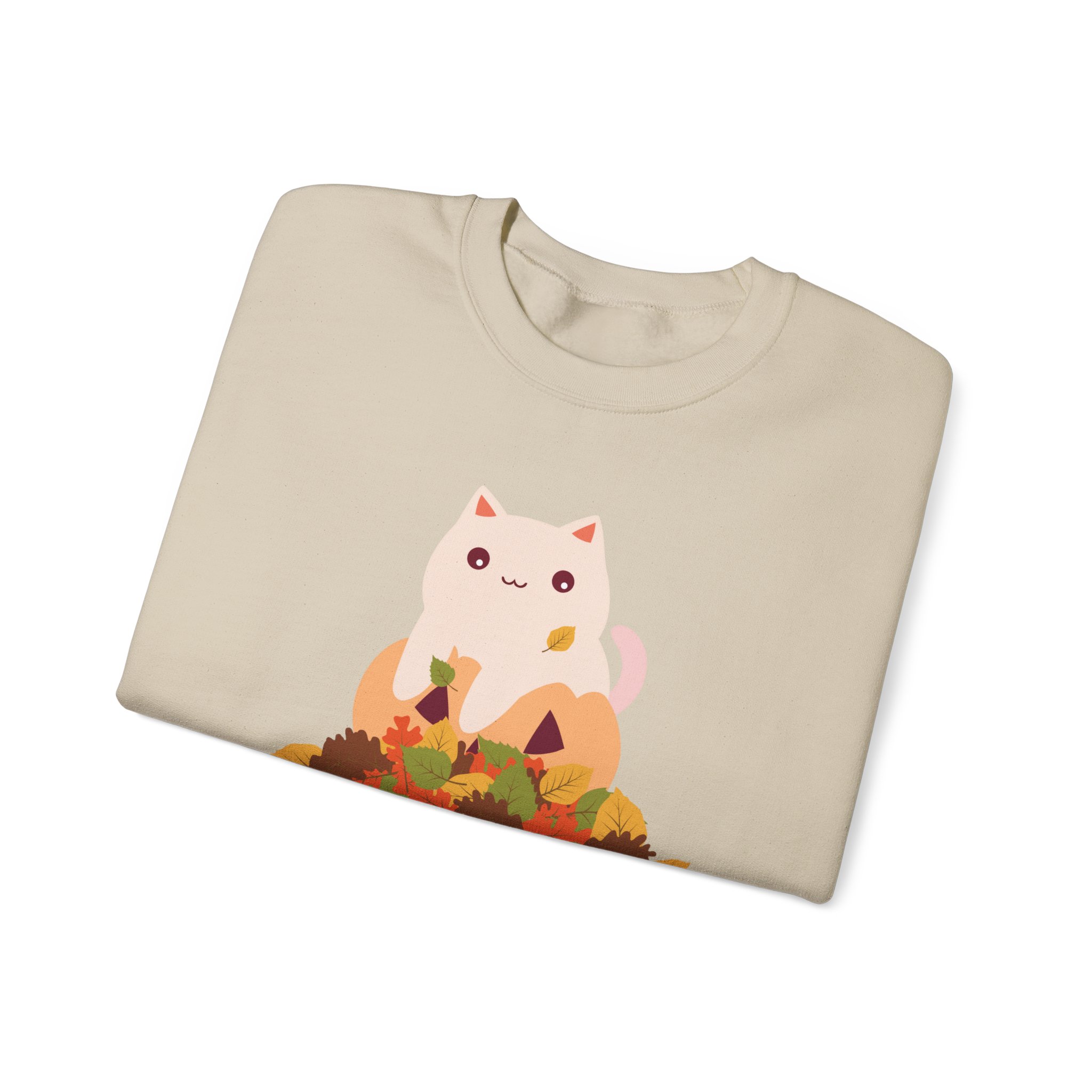 Feline Fall Sweatshirt | Cozy Cat Crewneck, Autumn Sweatshirt, Cute Cat Lover Gift, Fall Fashion, Holiday Apparel - Image 7