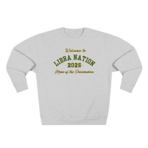 Welcome to Libra Nation 2026 Sweatshirt, Astrology Gift, Unisex Crewneck, Zodiac Apparel, Horoscope Clothing, Libra Birthday Gift