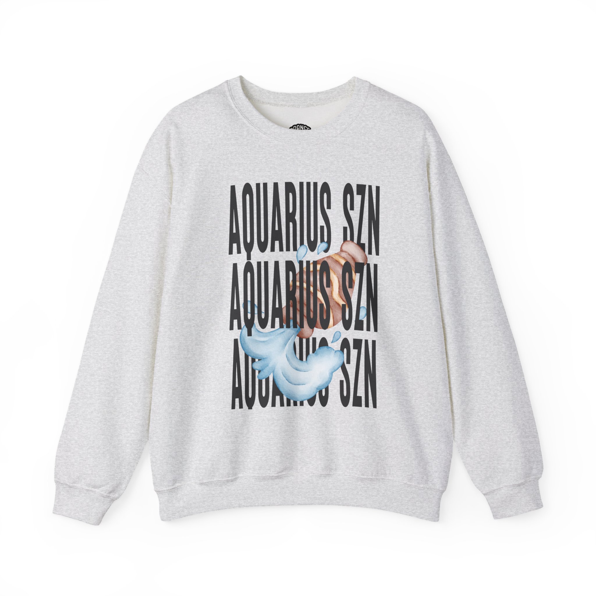 Aquarius SZN Crewneck Sweatshirt | Unisex Sweater, Astrology Gift, Zodiac Apparel, Cozy Fashion, Horoscope Sweatshirt