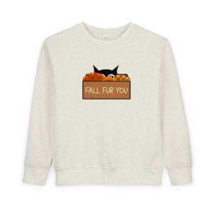 Toddler Cute Fall Sweatshirt with Kitty Design, Autumn Toddler Outfits, Gift for Kids, Halloween Sweater, Cozy Toddler Apparel, [...]